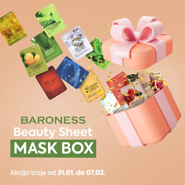 BARONESS BEAUTY MASK SHEET BOX 14/1 