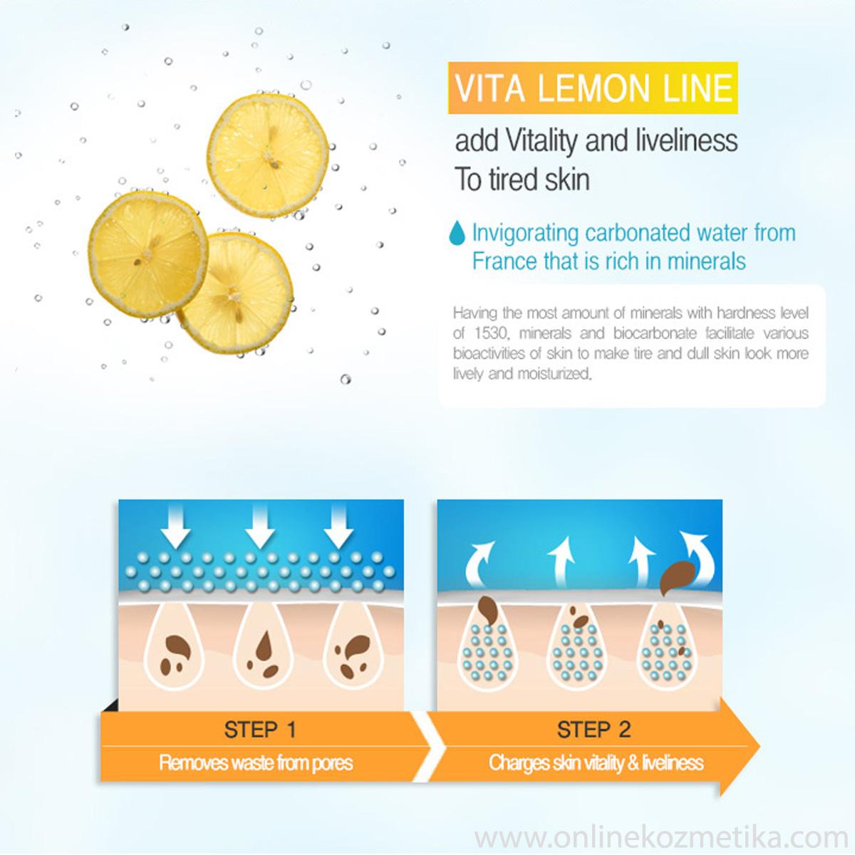 Mizon Vita Lemon Sparkling Peeling Gel 145gr 