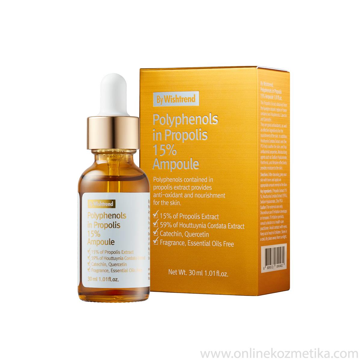 BY WISHTREND Polyphenols in propolis Ampoule 30ml 
