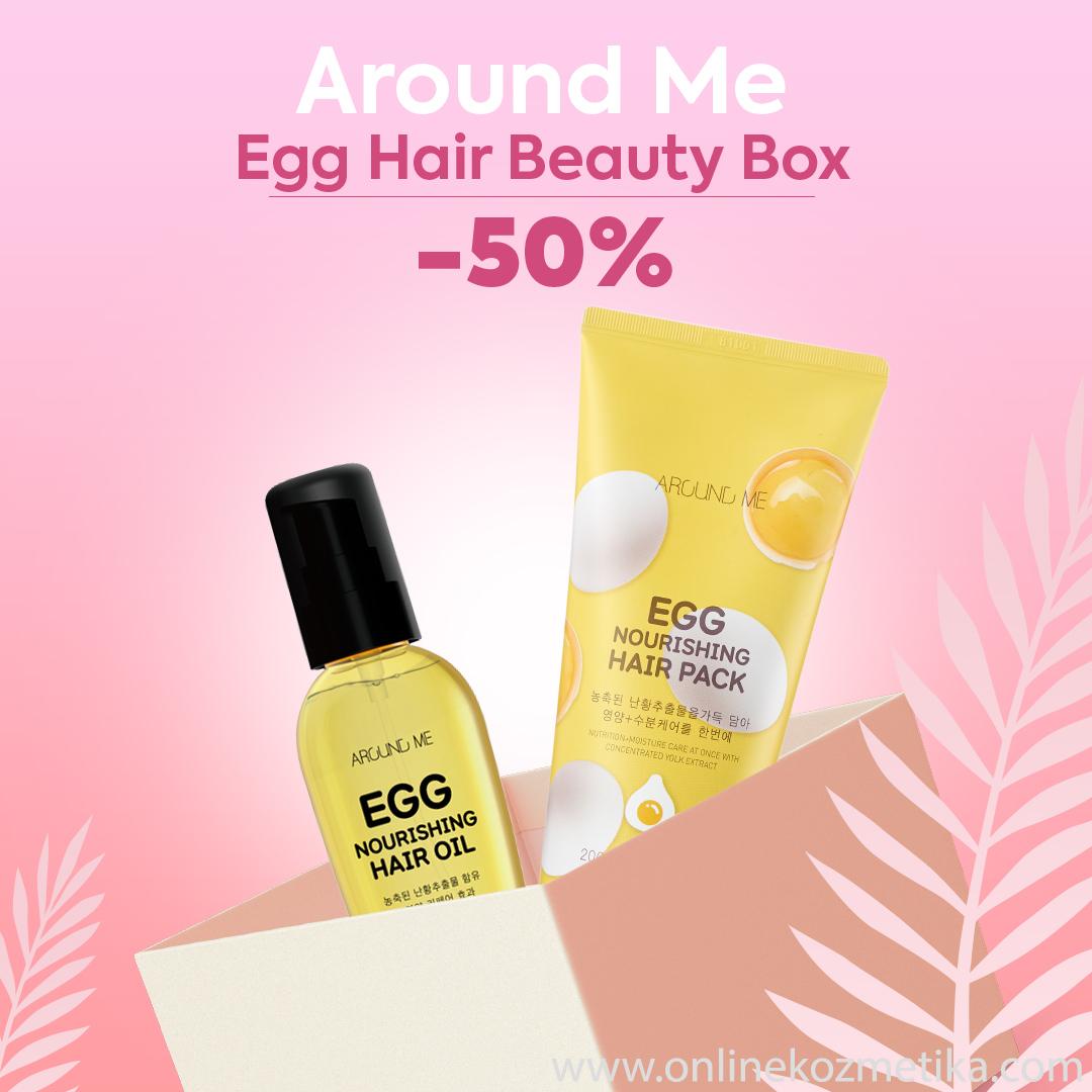 Around me Egg Hair Beauty Box 