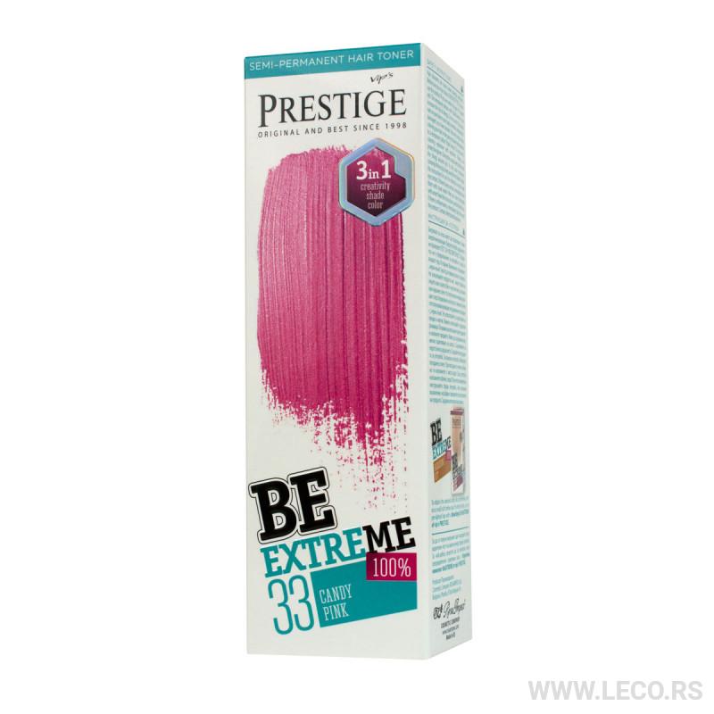 BE EXTREME HAIR TONER BR 33 CANDY PINK 