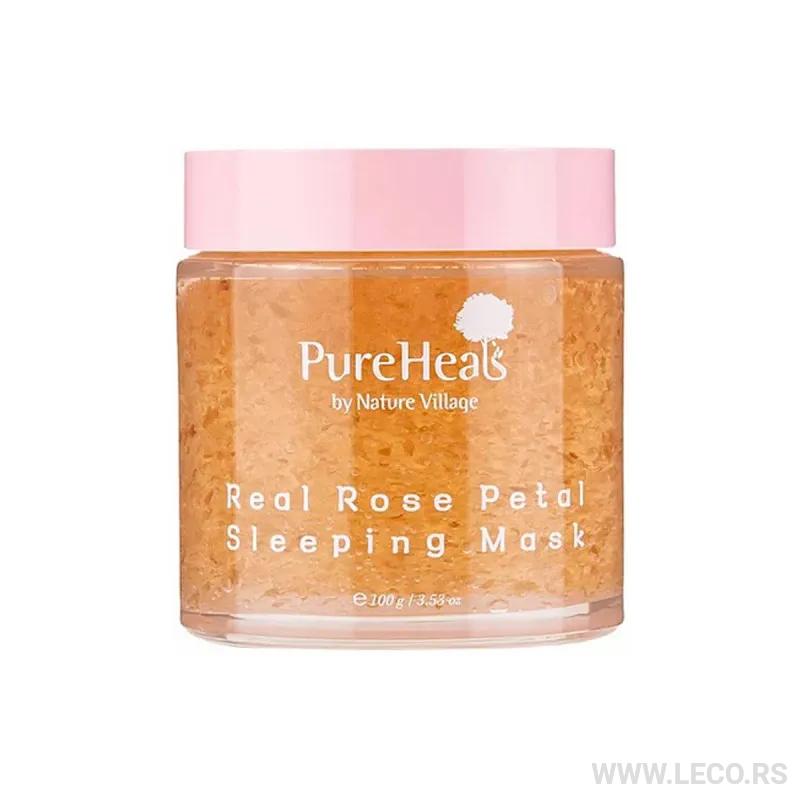 Pureheals Real Rose Petal Sleeping Mask 100ml 